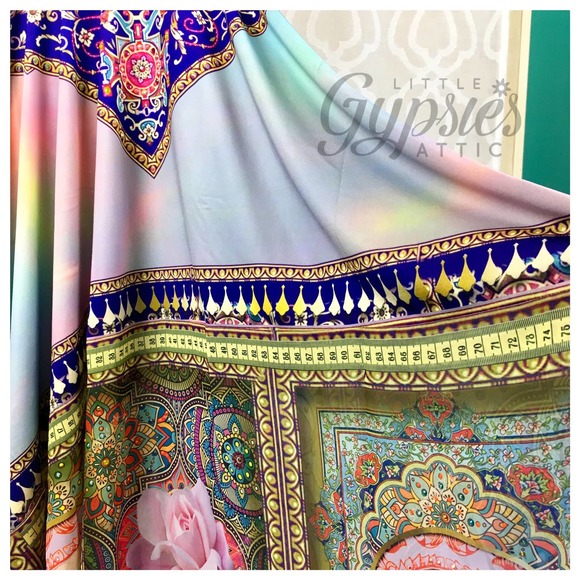 Antique Rainbow Unicorn Maxi Dress - Picture 5 of 16